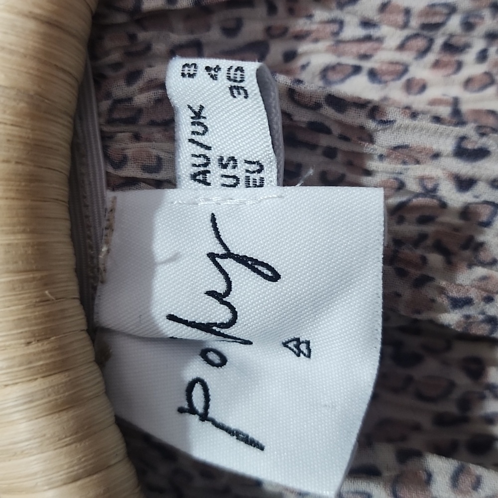 Princess Polly animal print cropped top size 4 - Picture 2 of 3